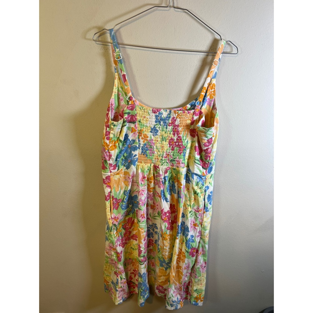 Old Navy Womens Mini Dress Floral Multi-Color L Tall - Picture 3 of 6